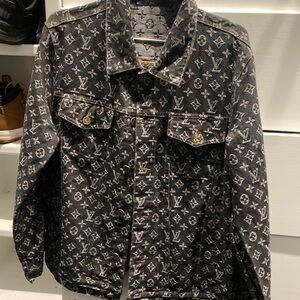 Louis Vuitton Gray Monogram Denim Jacket